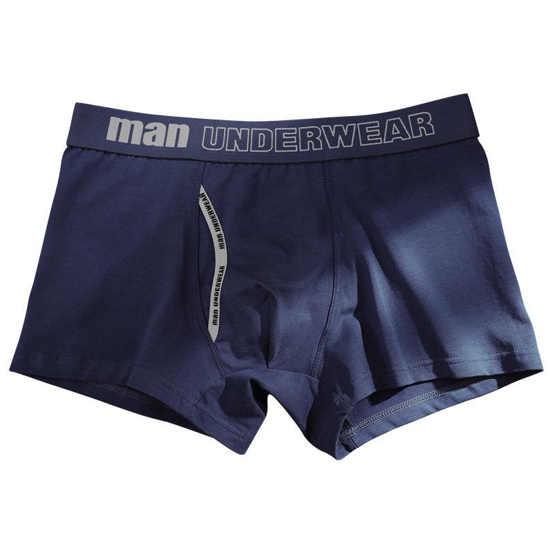 Men's Underwear Men Cotton Underpants Male Comfortable Shorts New Gentleman Solid Fashion Letters Breathable Boxers