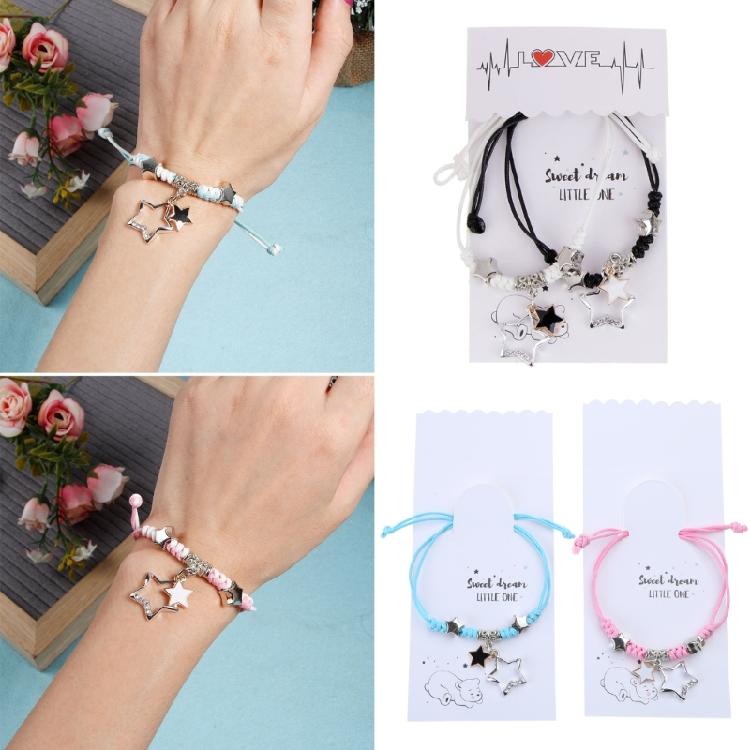 Couples' Bracelets Set Star Charm Wrist Bangle Trendy Wristwear Fashion Jewelry