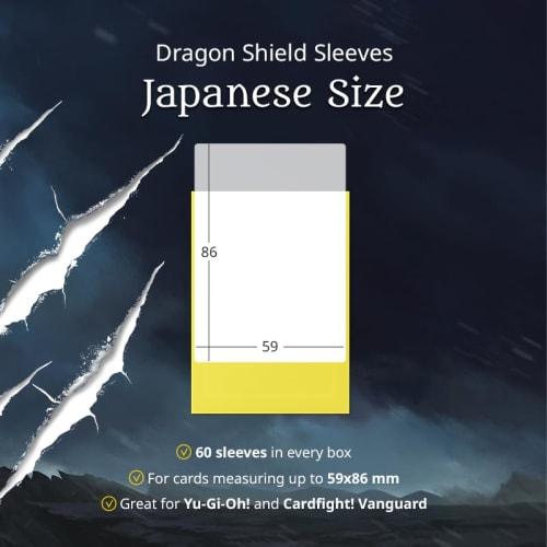 Dragon Shield - Matte Dual - Japanese Size Card Sleeves | 60 Carat - Smooth & Tough Premium TCG Sleeves - Compatible with Yu-Gi-Oh, Naruto, Cardfight,