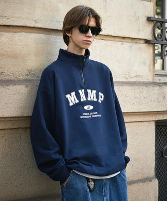MINIMALPROJECT Mnmp Half Zip Sweatshirt Mzt708 [Navy]