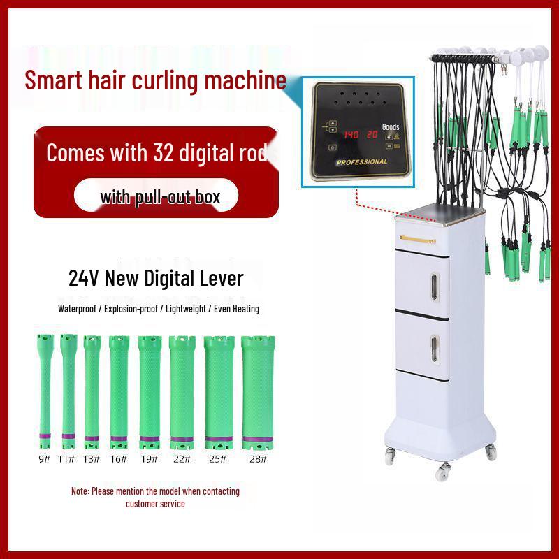 Smart Ceramic Perming Machine with Digital Constant Temperature for Professional Hairdressing