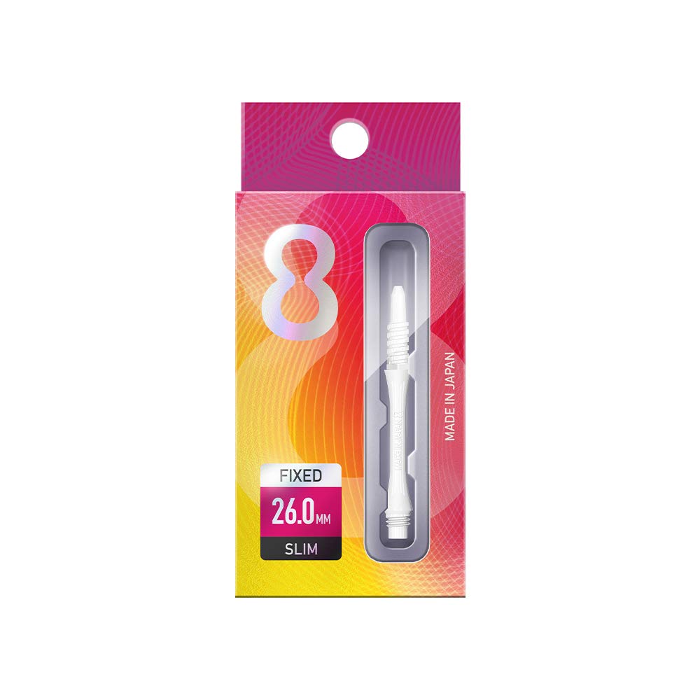 TARGET 8 Flight Slim Shaft Fix White 26mm