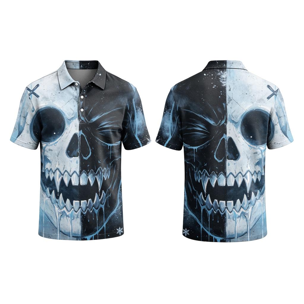 Men's Halloween Print Short Sleeve T-Shirt
