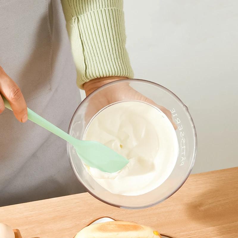 Food Grade Spatula Silicone Spatula Cream Scraper Stirring Knife  Butter Pastry Blenders Salad Mixer  Kitchen Tool Baking Tools
