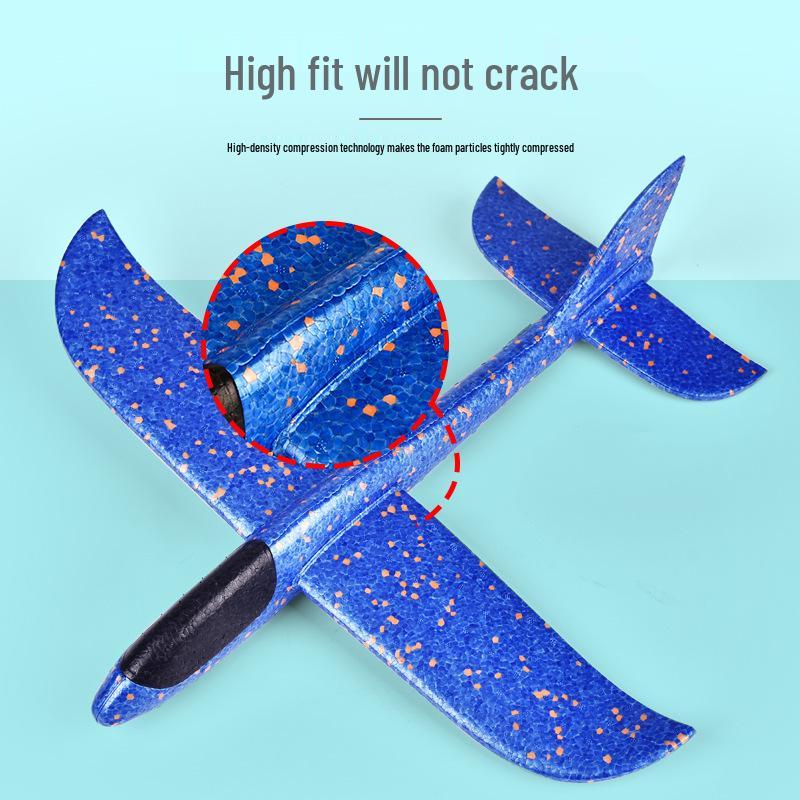 Hand-Thrown Foam Glider: Impact-Resistant Boomerang Airplane Toy for Kids