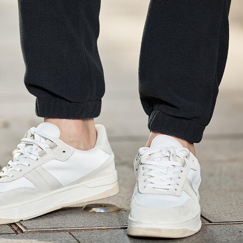 FAPAI Men's Fleece Windproof Straight-Leg Jogger Pants