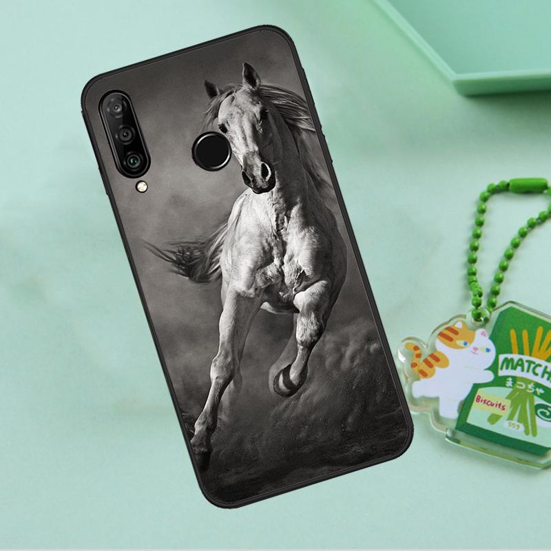 Galloping Horse For Huawei Nova 12i 12s 7i 8i 11i 9 10 SE Y90 Y60 Y70 Y72 Y61 Y91 P30 P40 Lite P60 Pro Case