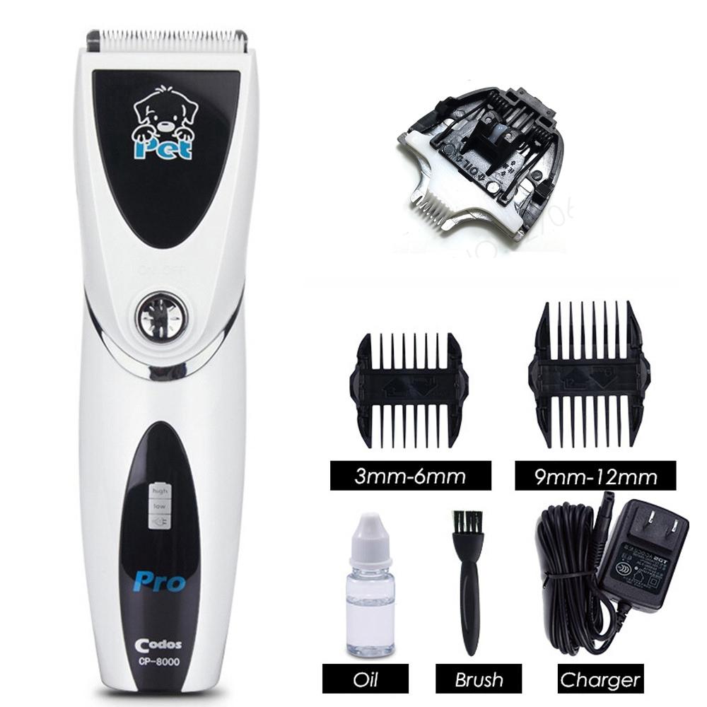 Codos CP8000 Profional Cat Dog H Trimmer Electric Mower Pet H Clipper Rechargeable Pets Groomg Shaver Hcut He