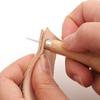 1Pcs Wooden Diamond Rhombus Awl Diy Leather Stitching Sewing Awl Punch Tool