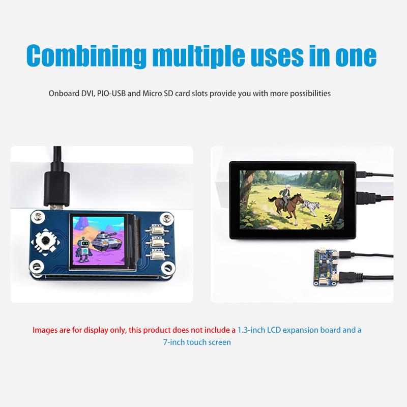 Rp2350-Pizero Entwicklungsplatine Raspberry Pi Pico 2 Basis auf Rp2350B 16M Flash Dvi Pio-Usb Schnittstelle Mikrocontroller