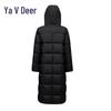 Yalu EW Women's Hooded Long Thickened Down Jacket