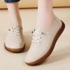 Women Soft Loafers Casual Elegant Summer Sneakers Breathable Embroidery Leather Moccasins Shoes Plus Size