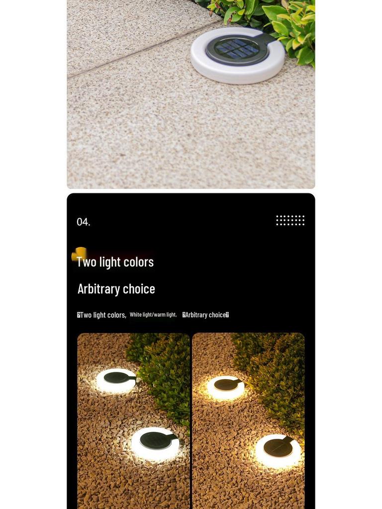 Waterproof Solar Garden Lights for Outdoor Balcony Decoration - Night Stairway and Step Atmosphere Lighting