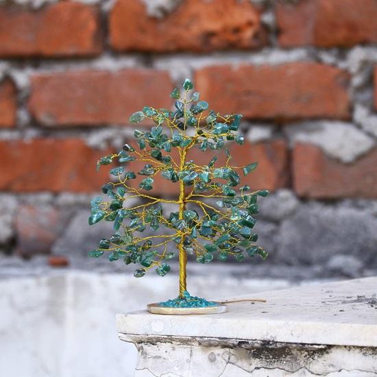 Edelstein-Lebensbaum, Geode-Achat-Scheibensockel, Kristallbaum für positive Energie, Chakra-Baum, Feng-Shui-Dekor, Glücksbringer-Edelstein-Bonsai, Geldbaum-Geschenk