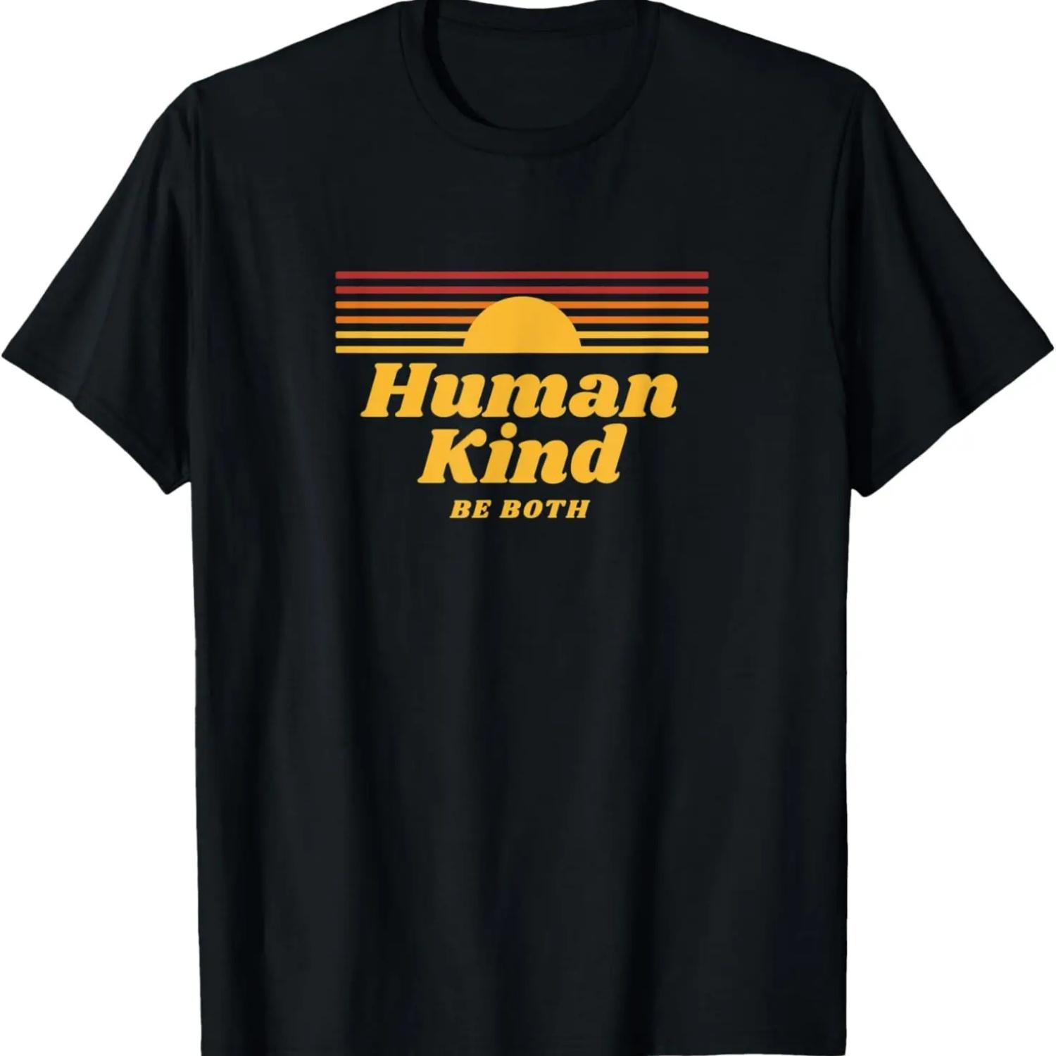 Human Kind Be Both T-Shirt S чёрный