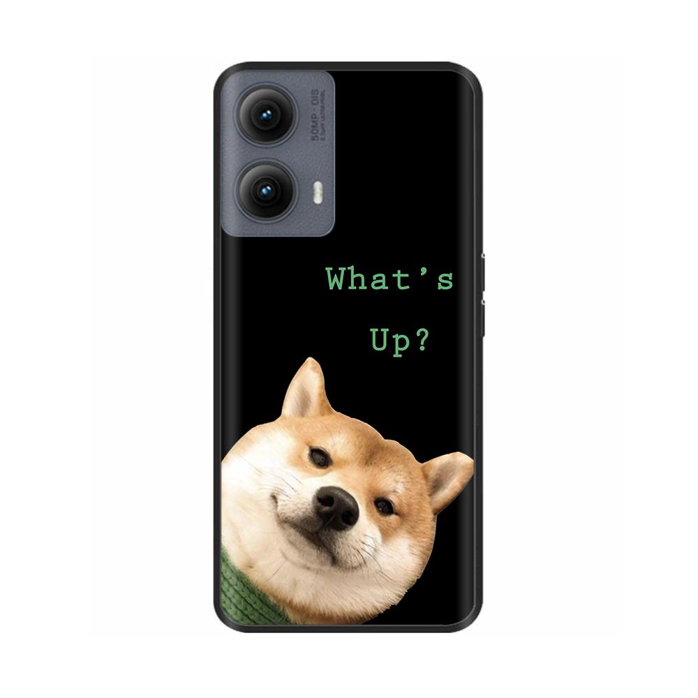 Silicone Casing For Motorola Edge 2024 Case Lovely Cartoon Soft TPU Black Cover For Moto Edge 2024 6.6" Shockproof Fundas Capa