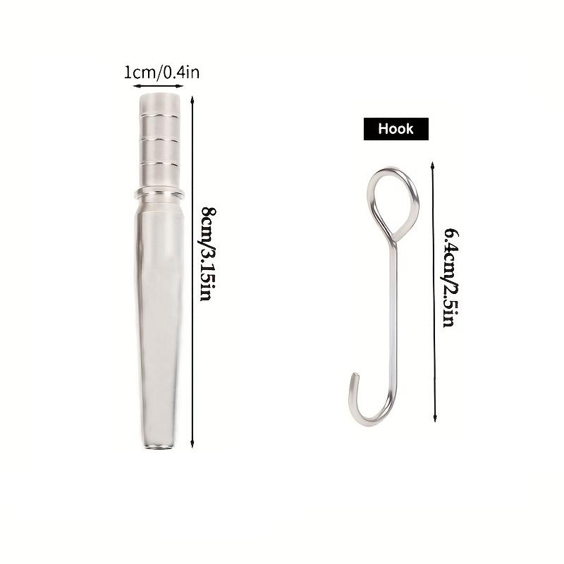 1pc Stainless Steel Birch Sap Collector Maple Sap Tapping Spout For Harvesting Maple Syrup Easy-To-Clean Sap Collection Tool