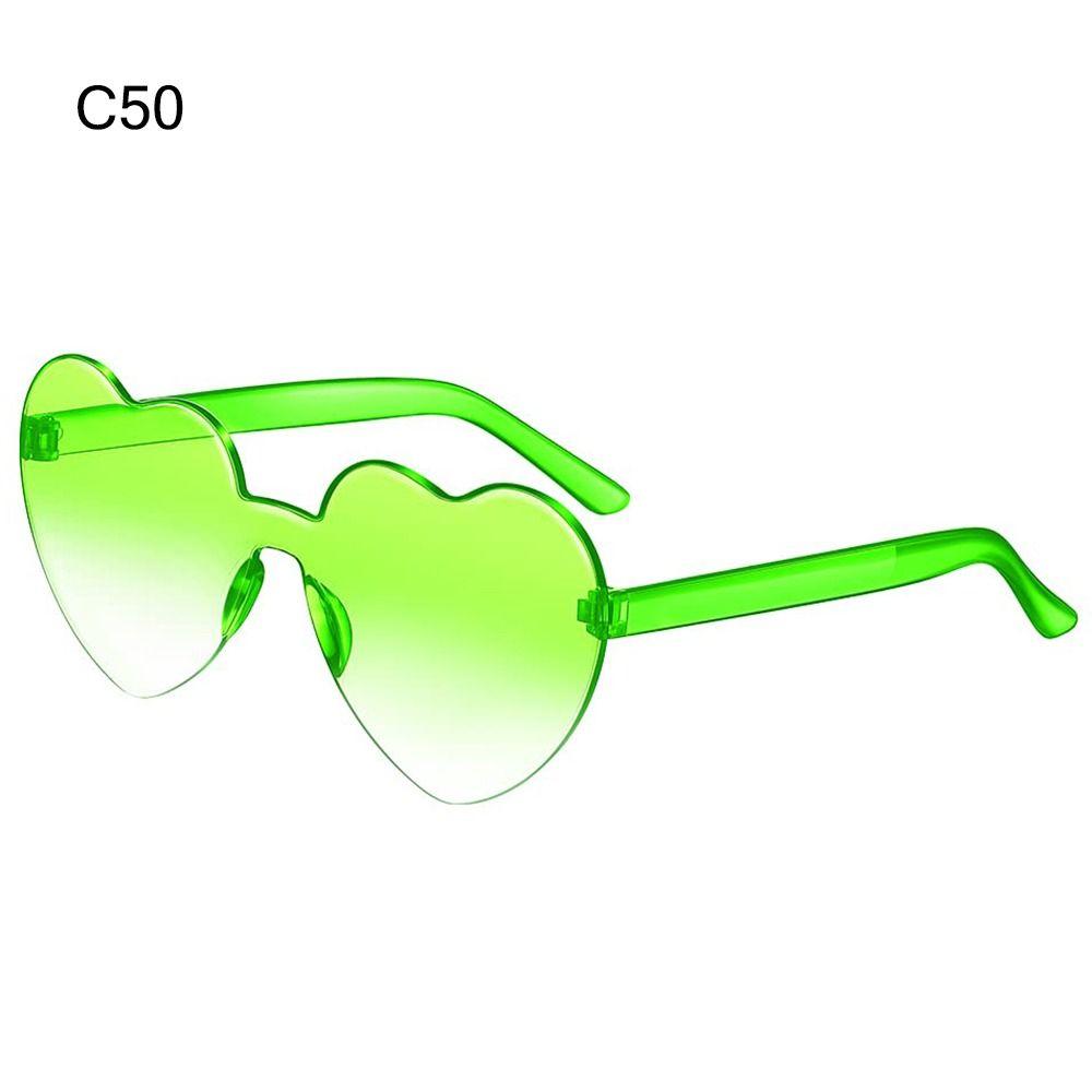 Heart-shaped Sunglasses Colorful Heart Glasses Gradient Lenses Candy Color Shades, Funny Party Sun Glasses for Adults