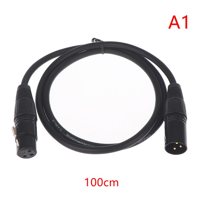DMX 3-PIN DMX512 Male To Female Cable LED PAR Stage Light DMX Signal Line Dj Equipment DMX512 Signal Line Xlr Connector