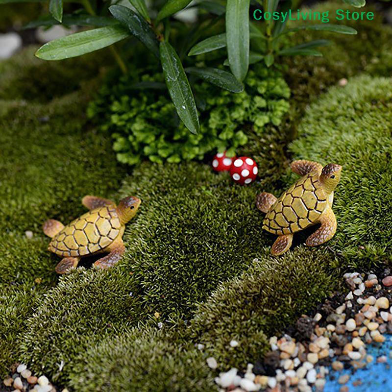 

Mini Sea Turtle Resin Model Aquarium Ornament Home Landscape Decoration Fine Workmanship Fish Tank Layout Prop 1pcs