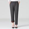 Women's Autumn Winter Plus Size Padded Thickened Pants Warm Comfortable Loose Trousers