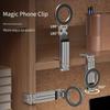 1pc Portable Magnetic Tripod Stand, Rotating Plastic/Metal Phone Holder for Travel - Use On Airplane Train Seat, Live Streaming