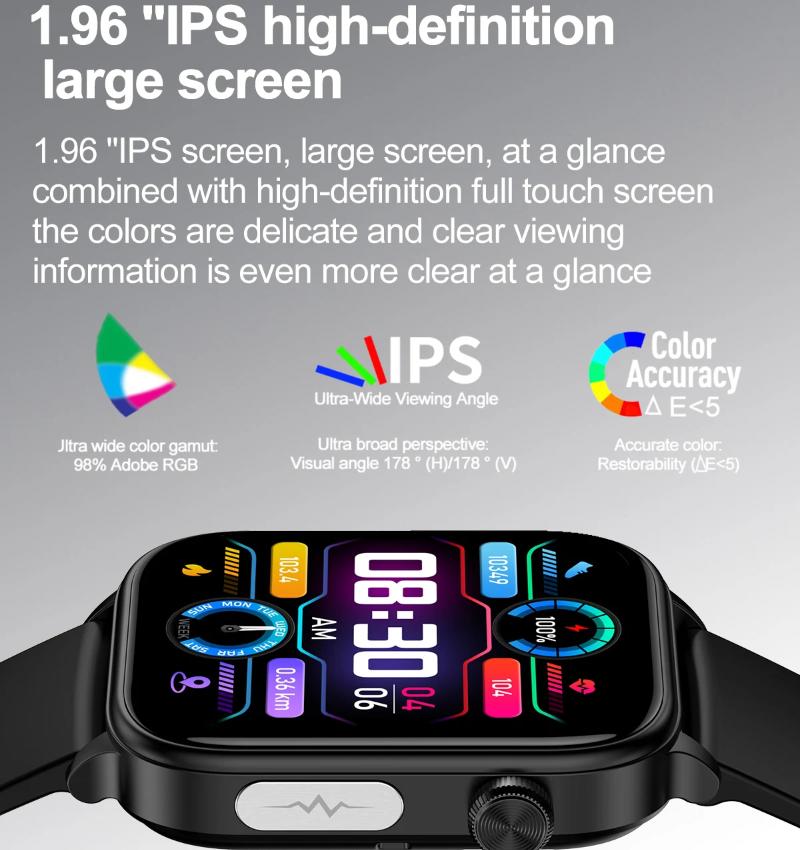 2025 Neue EKG+PPG Blutfett Harnsäure Gesundheits-Smartwatch Herren Herzfrequenz Blutdruck Bluetooth Anruf Smartwatch Damen