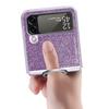 Lightweight Bling Phone Folding Case For Samsung Galaxy Z Flip4 5g Flip 4 Flip3 Flip 3 Finger Ring Cover For Samsung Z Flip4