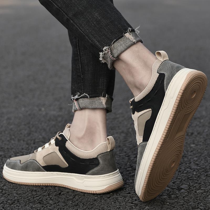 Mode Hohe Qualität Marke Dicke Sohle Herren Oxford Schuhe Schnürschuhe Schlichte Herren Outdoor Wanderschuhe Camping Sportschuhe Freizeitschuhe
