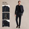 MONTAGUT Men's Autumn Wool Blend Business Suit Set