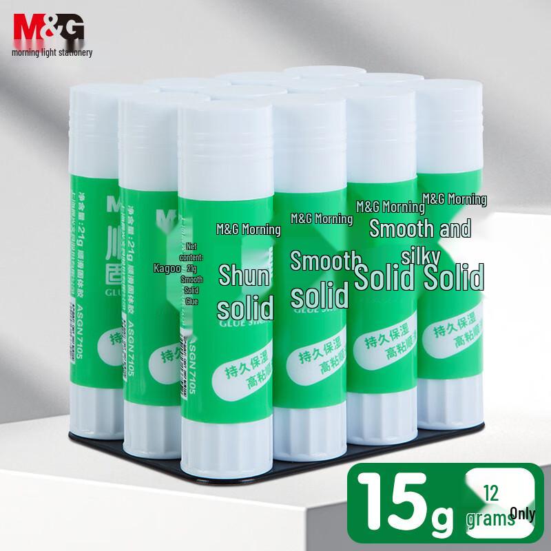 M&G 15g PVA Solid Glue Stick, 24 Count