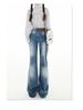 Women's Light Micro-Flare Jeans 2025 Spring/Autumn - Petite Low-Waist, Narrow Straight-Leg, Relaxed Fit