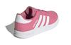 adidas Neo Breaknet Casual Slip Resistant Abrasion Resistant Low Top Kids' Skateboarding Shoes Pink White Kids' GW2893