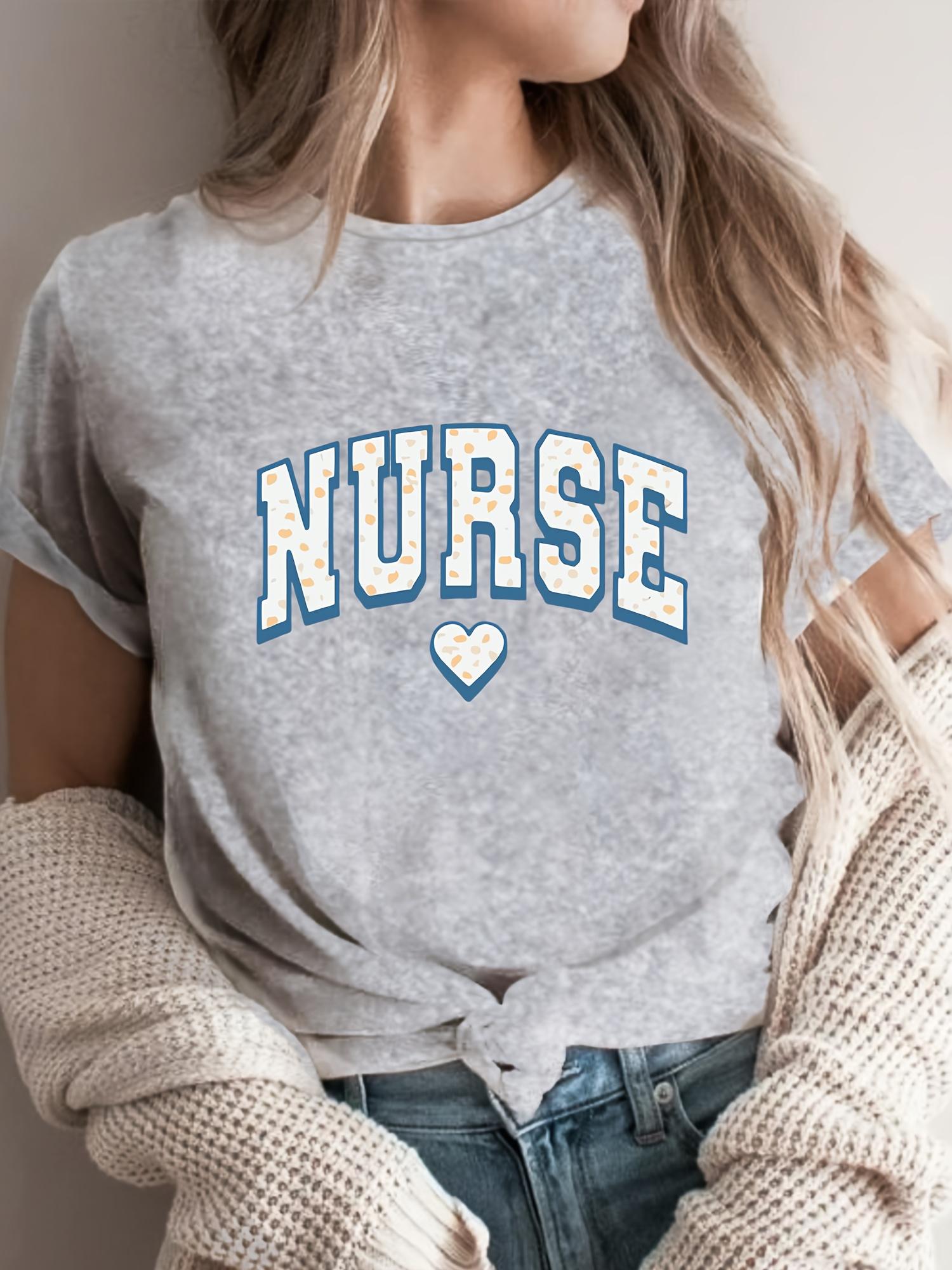 Nurse Graphic Heart T-shirt XXXL