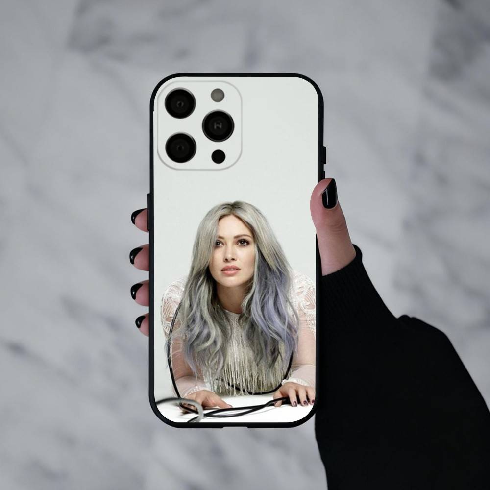 

B-Breathe Out H-Hilary Ann D-Duff Phone Case For iPhone 17pro,16,15,14,13,12,11 Plus,Pro Max,XS,Soft Silicone Black Cover iPhone16pro