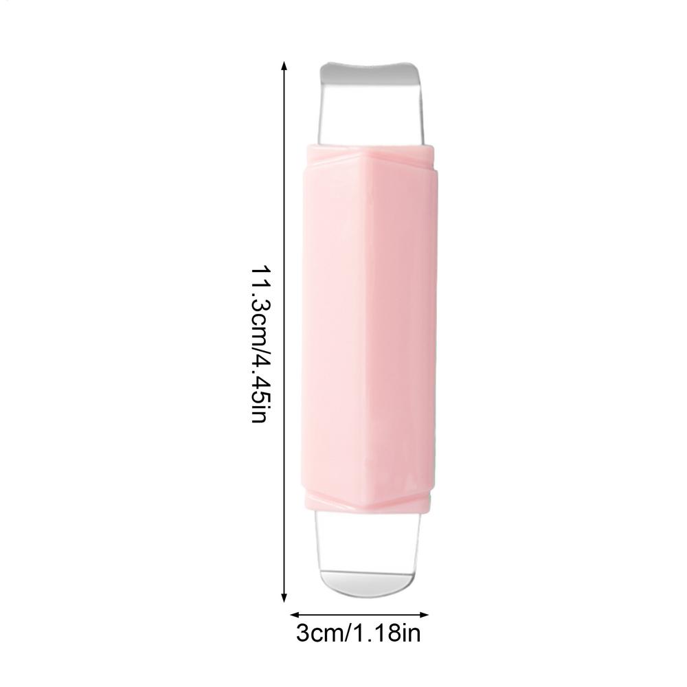 

Лопатка для обличчя двостороння екстрактор пор нержавіюча сталь шпатель для обличчя видалення чорних цяток спа щоденний догляд особиста гігієна краса рожевий