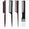 4-Piece Hair Styling Tool Set: Brush, Comb, Edge Tool, Braiding Tool