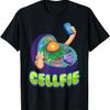 Cell Fie Cell Science Selfie Biology Teacher Microbiology T-Shirt