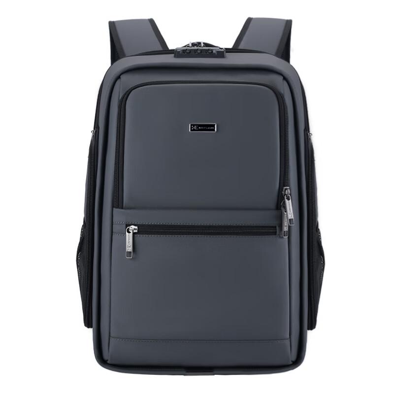 WIERSAAM Men s Business Anti-Theft Waterproof Laptop Backpack