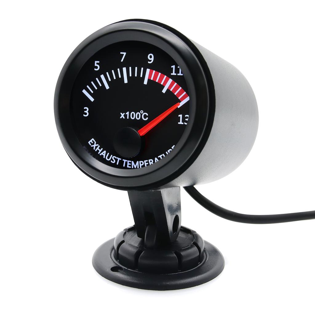 Universal Car Exhaust Gas Temperature Gauge 300~1300 Celsius with 1/8NPT Sensor Digital Exhaust Gas Temp Gauge for 12V Car