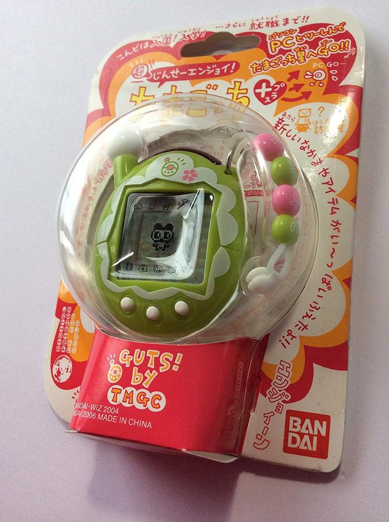 Bandai Super Life Enjoy! Tamagotchi Plus Matcha Frill with Original Bag
