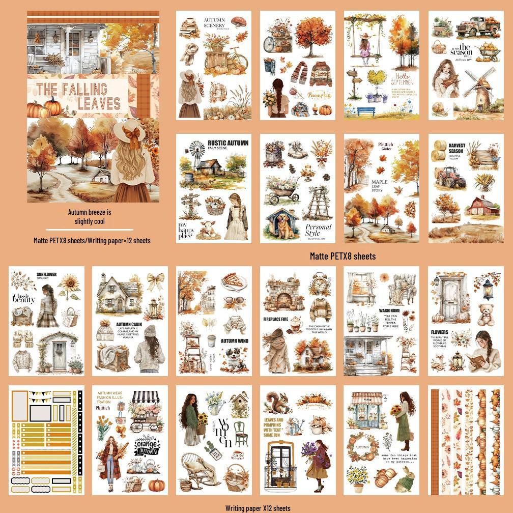 Europäische Retro Weihnachts-Cartoon-Sticker: Ausgestanzte Charaktere zur Tagebuchdekoration und für Festivalthemen