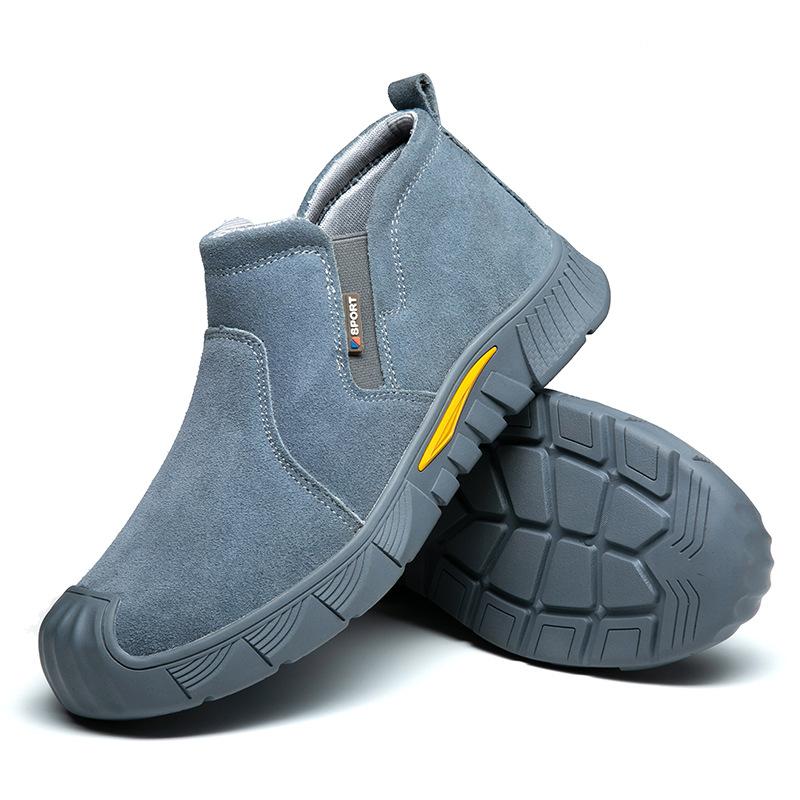 Pojištění práce v zimě Boty udrží teplo, proti rozbití a propíchnutí Bavlněná obuv chrání Bezpečnostní pracovní obuv