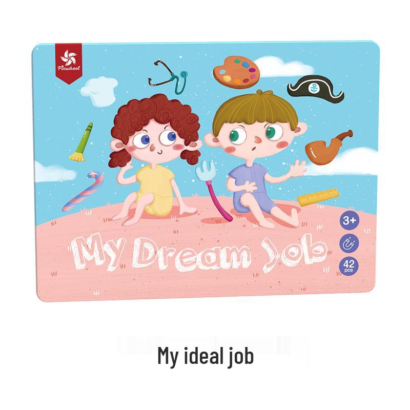 Pinwheel Kids Magnetic Dress-Up Puzzle – Educational Toy for Ages 3-6