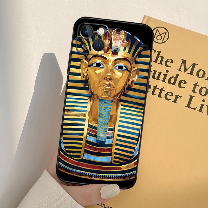 Tutankhamun Phone Case For iPhone 16 15 14 13 12 11 Pro Max 12 13 Mini XR 16e 15 16 Plus Full Cover