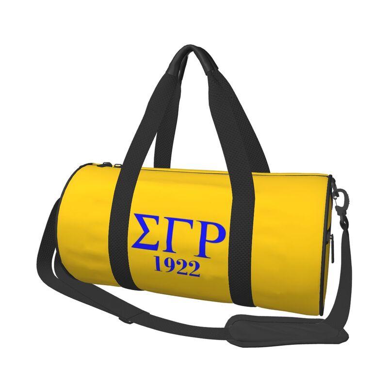 

Sigma Gamma Rho 1922 Print Travel Duffel Bag Multipurpose Weekend Bags for Women Men Lightweight Waterproof Sport Yoga Gym Bag