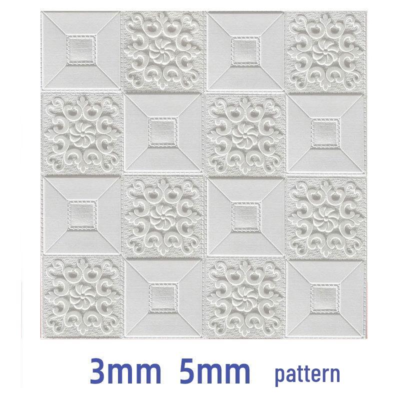 3D Waterproof Self-Adhesive Bedroom Wallpaper for Home Decoration