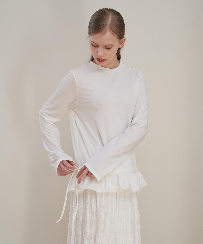 Peullobeu Lound Frill T-Shirts_Wt