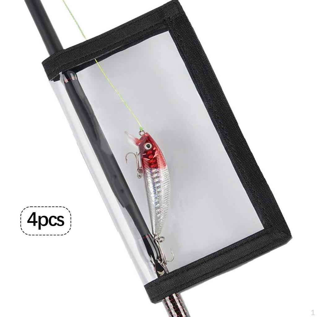 4 Pieces Fishing Lure Wraps Covers Protector Storage Bags for Various Lures