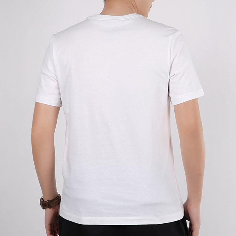 Nike T Shirts Men's Crew Neck Moderate Straight Fit CW4821-100